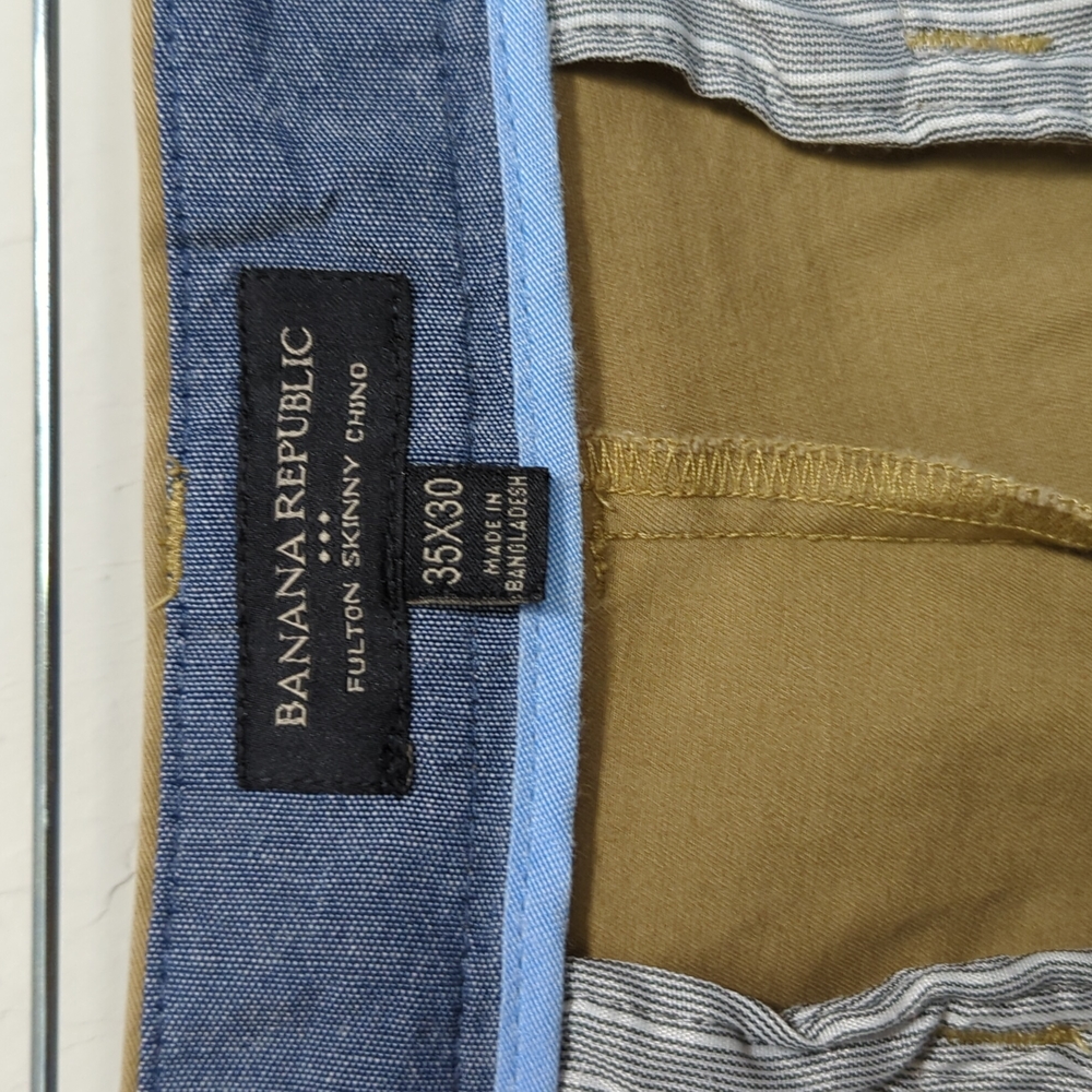 BANANA REPUBLIC Fulton Skinny Chino Waist 35 - Picture 7 of 11